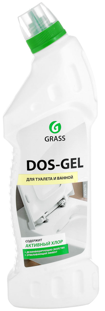 Чистящее средство для туалета и ванной "Грасс" Dos-Gel 1л