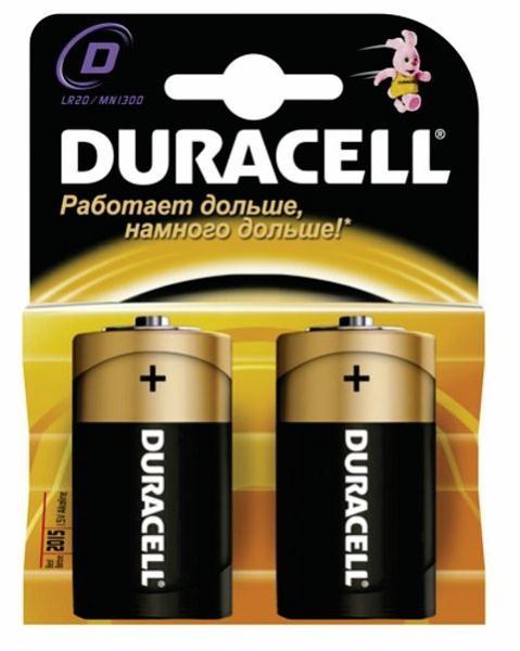  Батарейки Дюрасел толстые на колонки (1пач-2шт)