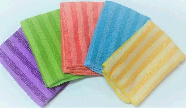   Мультифибра полосатая cleaning towel (1уп-5шт)